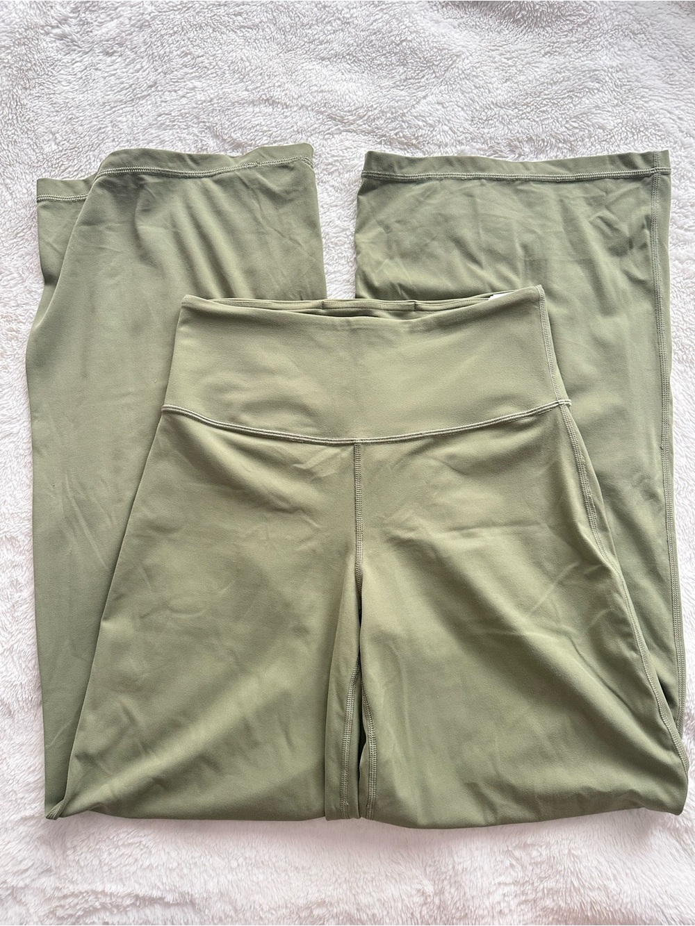 Athleta High-Rise Olive Green Leggings